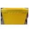 Flipside Corrugated Postal Storage Tote, 18-1/4 in L x 13-1/4 in W x 11-3/5 in H, Yellow, Plastic, 4 PK 40142 - alternate 3